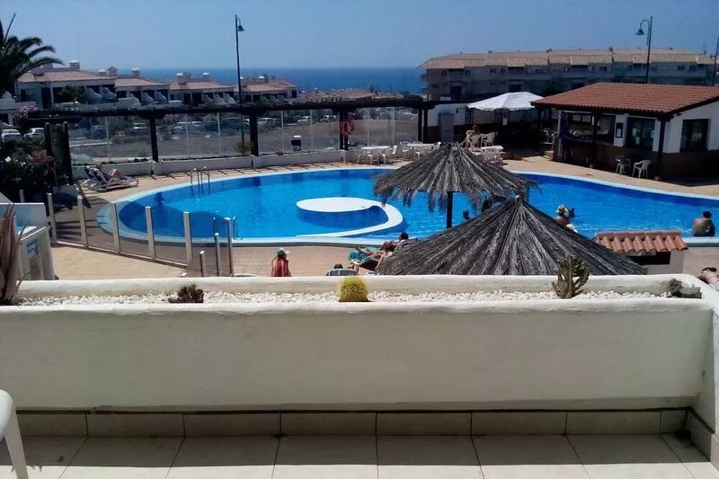 Golf and sea apartment, in lovely complex , heated pool and wifi.