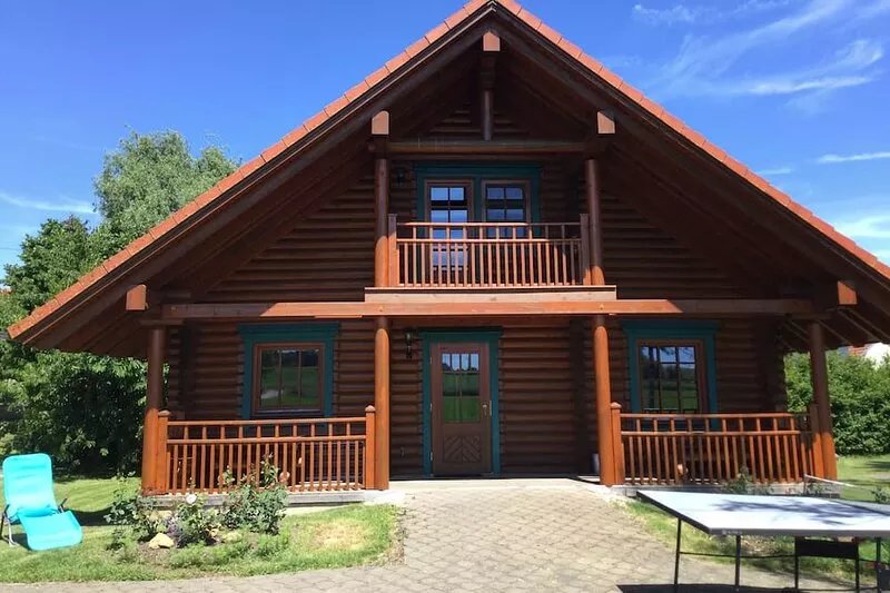 Comfortable wooden house near Rothenburg o. d. Tauber