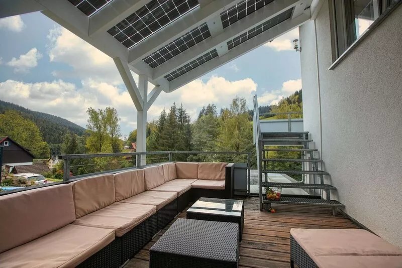 House with 147m², Sauna, Hot Tub, Terrace, garden, BBQ & WLAN