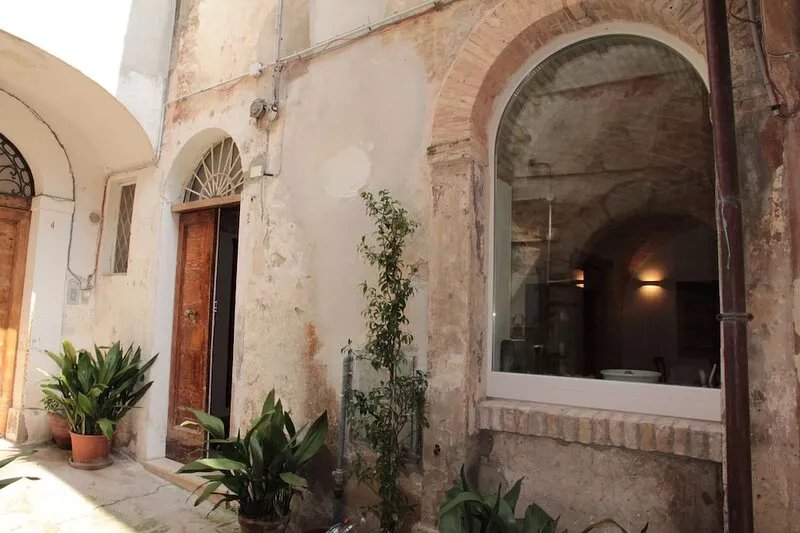 Historical centre of Penne, lively Abruzzo hill town near mountains and beaches