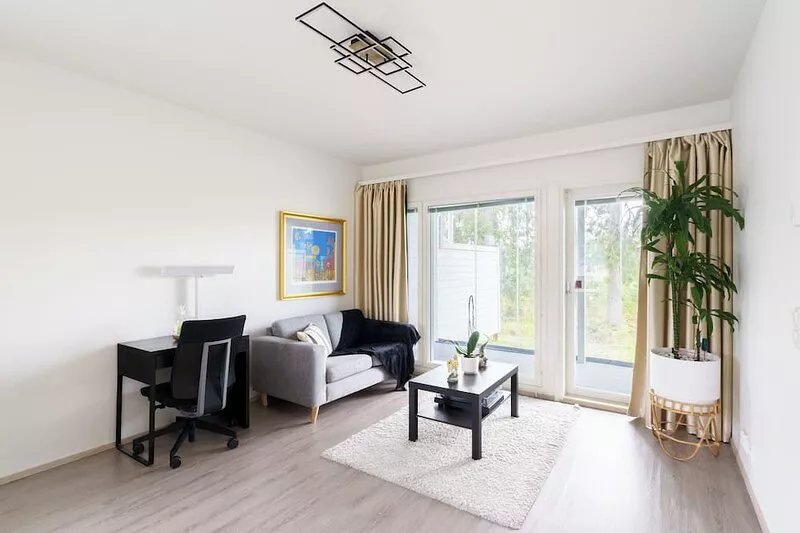 Apartment near a bus stop with a direct bus route to the city center