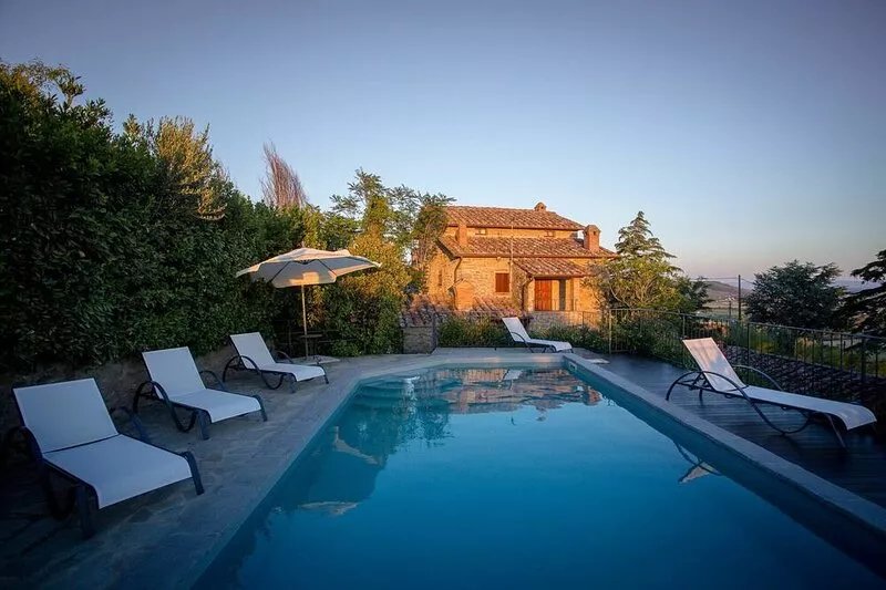 Wonderful private villa with WIFI, private pool, A/C, TV, terrace, panoramic