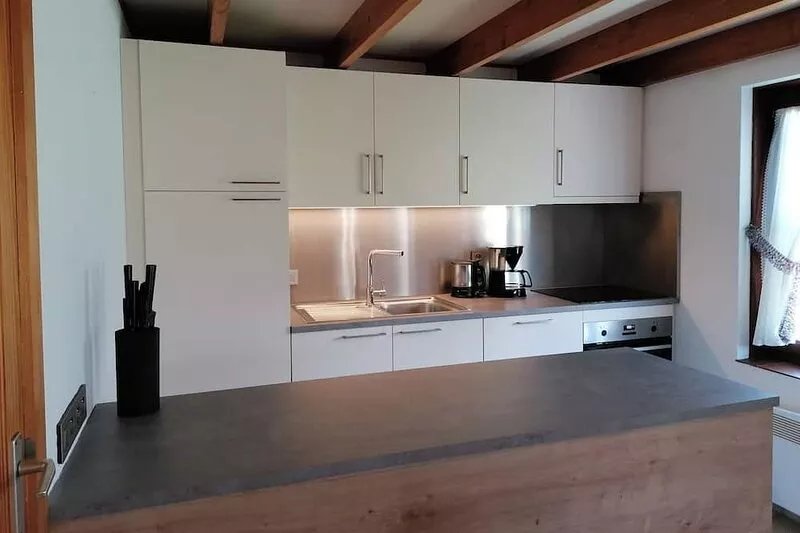 Quiet holiday house 100 sqm, good facilities, terrace, lawn facing south to the