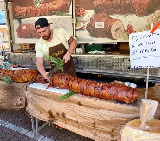Saturday Market Of Porlezza