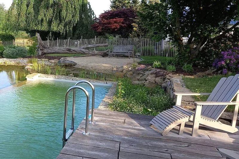 5-star family idyll in a country house with natural pool and infrared cabin by
