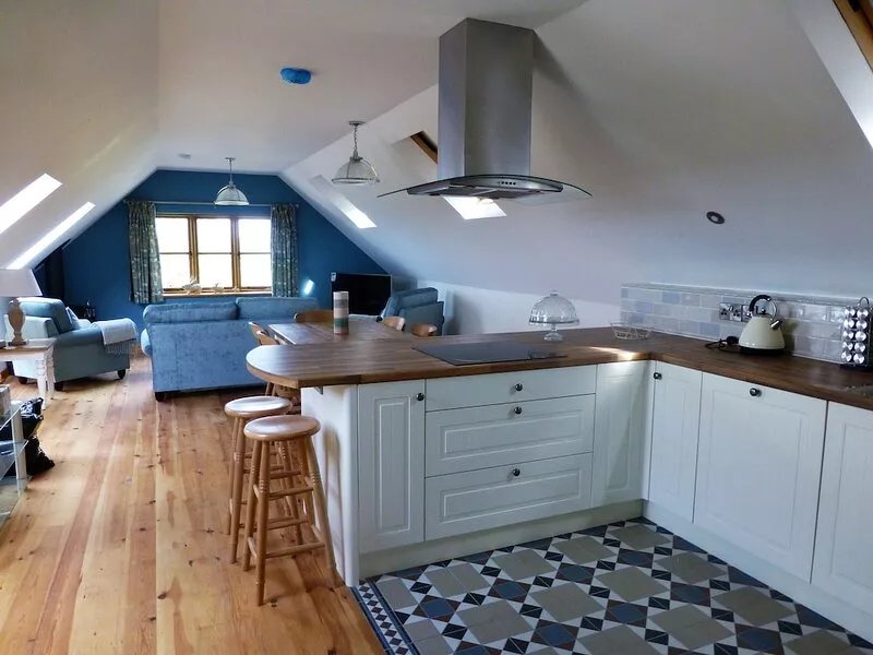 Luxury barn conversion in the heart of North Devon in an 11 acre smallholding