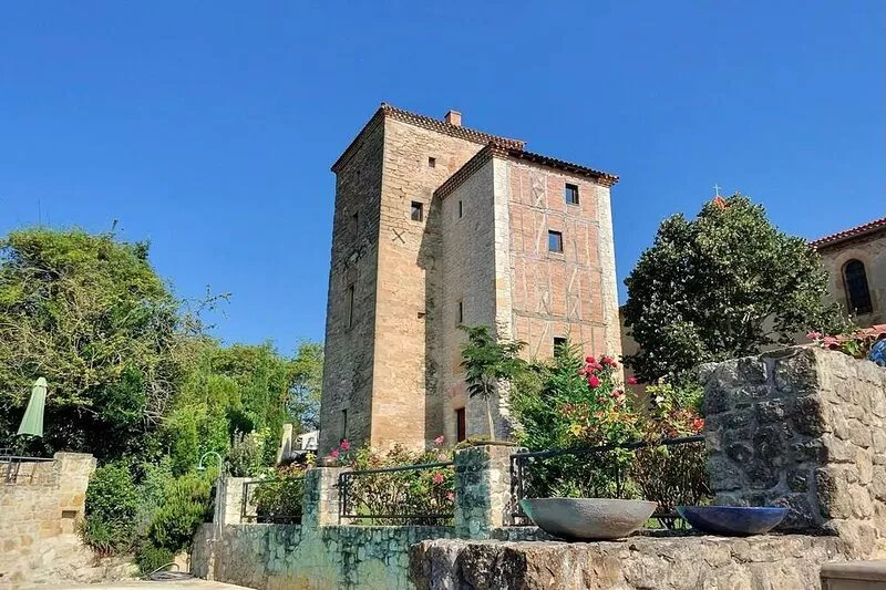 Luxury apartment in a renovated Chateau with a  view of the Pyrenees.