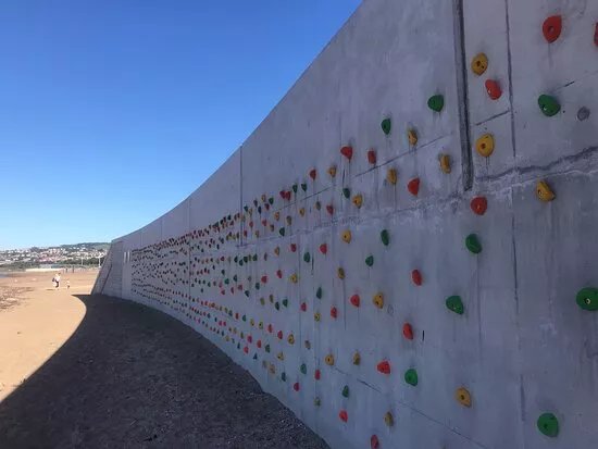 Climbing Wall Colwyn Bay Beach