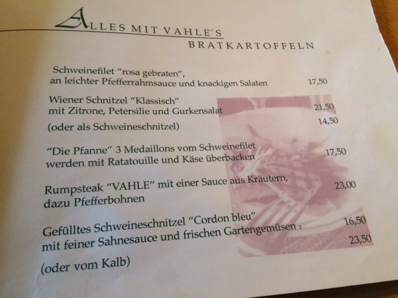 Vahle Einmalig Anders