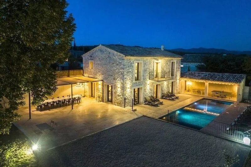BASTIDE 5* PRESTIGE -18 PEOPLE -HEATED POOL JACUZZI SAUNA CHILDREN'S PLAY AREA