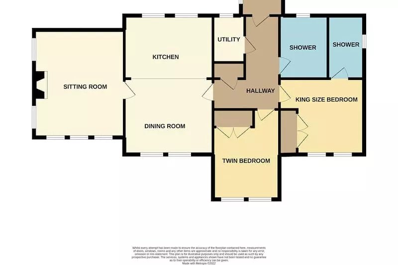 Hill Cottage -  a cottage that sleeps 4 guests  in 2 bedrooms