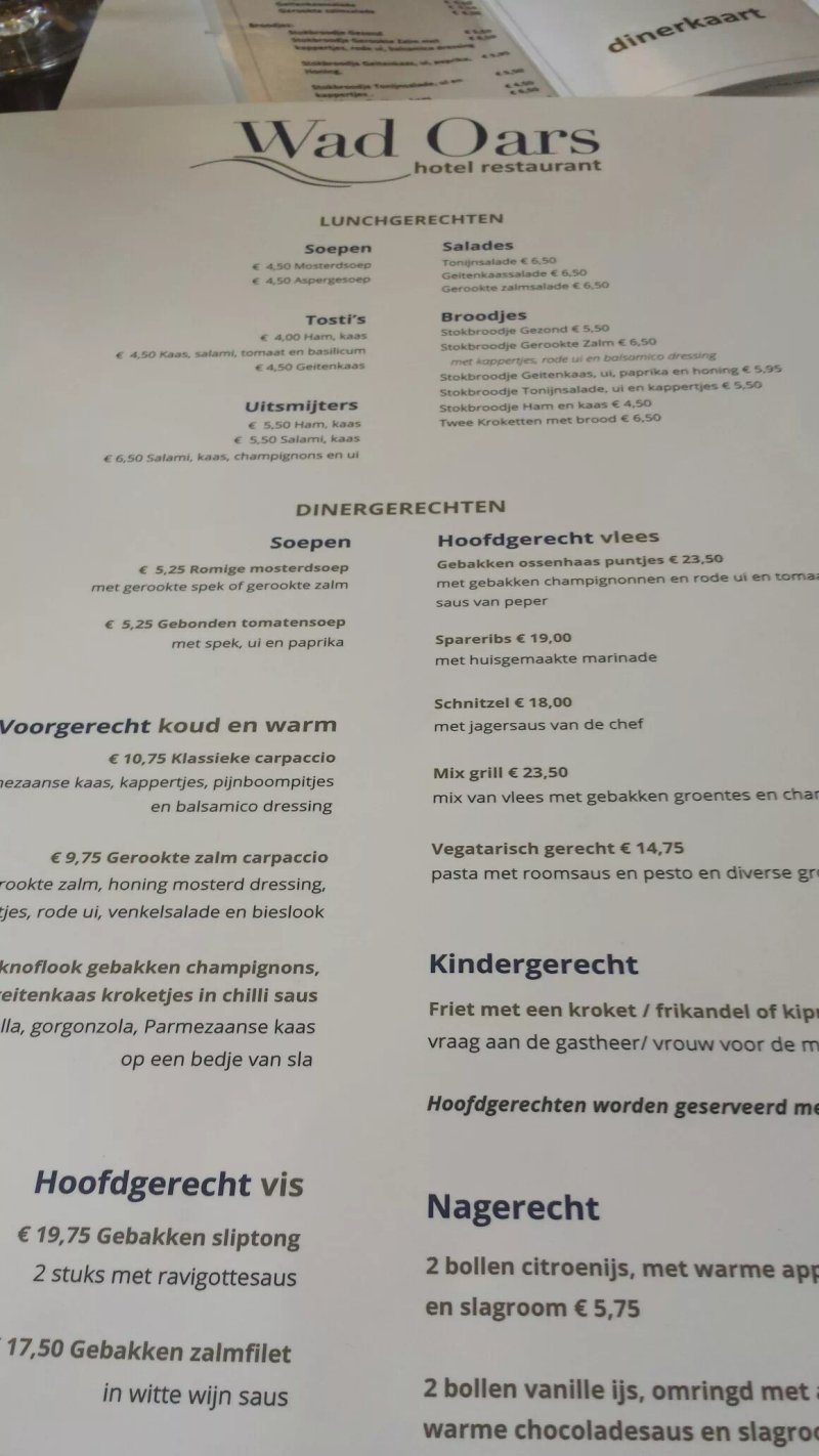 Hotel Restaurant Wad Oars