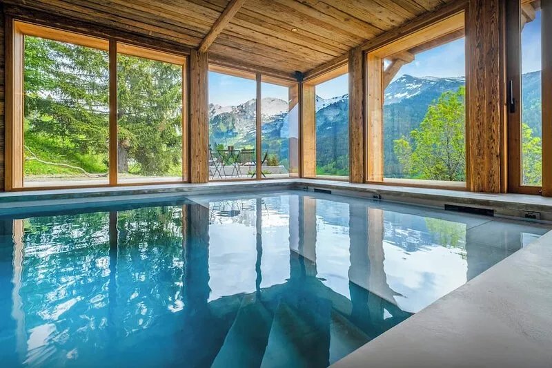 Chalet Arpitania - luxury chalet for 14 with pool and spa - OVO Network
