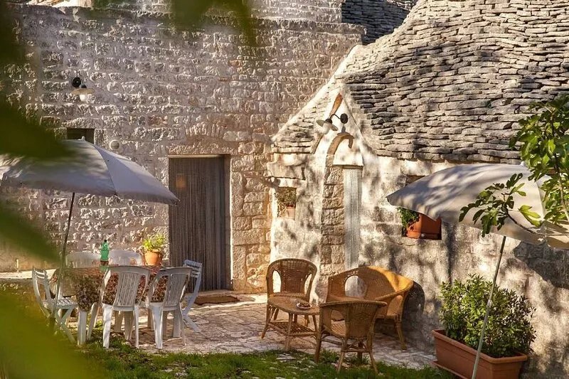 Original trullo on top of a hill