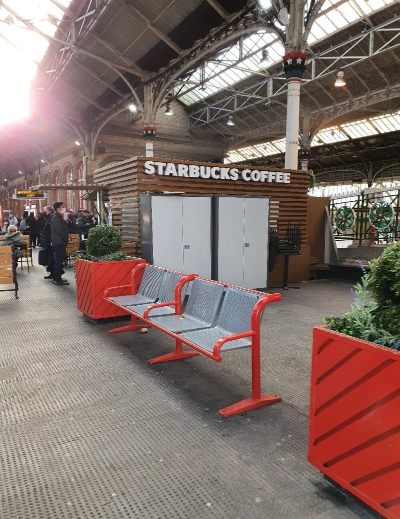 Starbucks Preston Railway Station