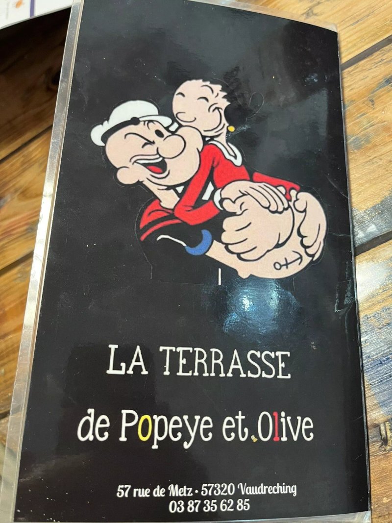 La terrasse de Popeye et Olive