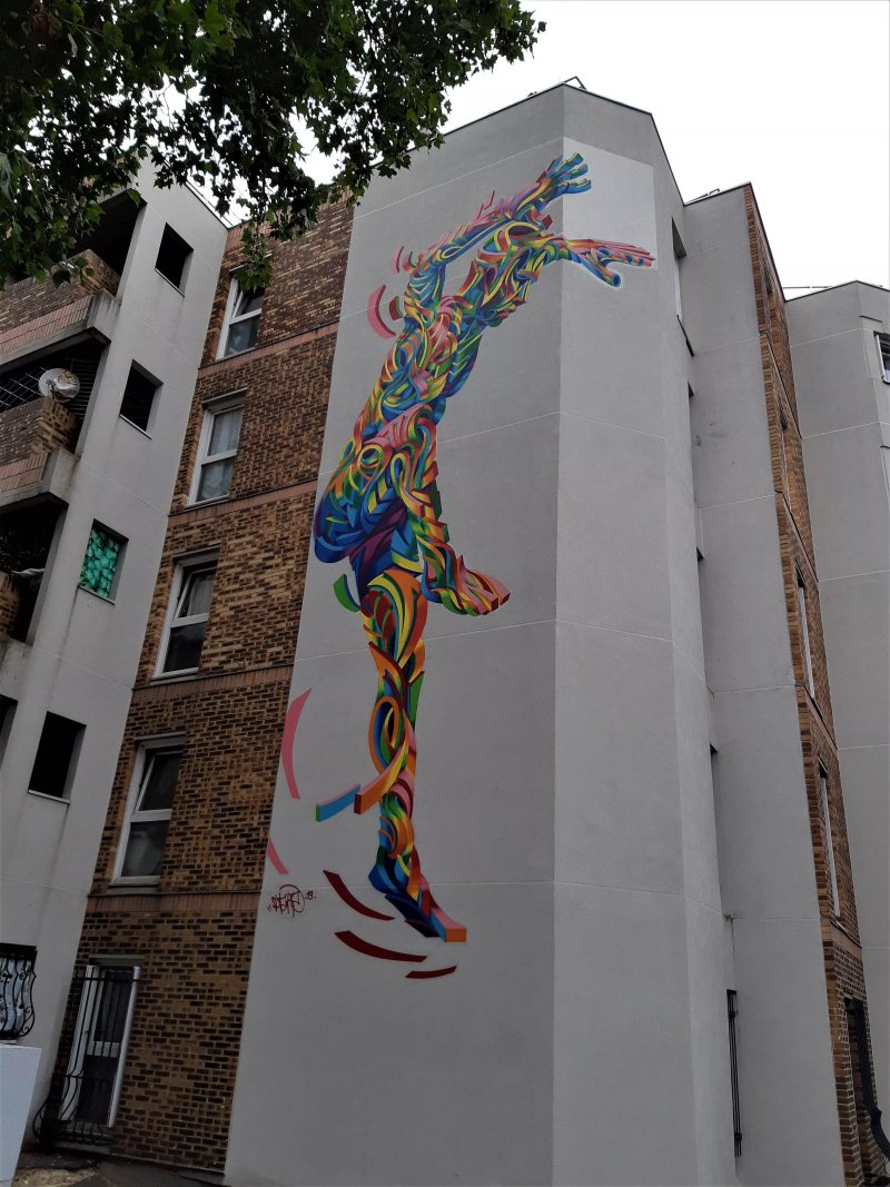 Fresque "Le danseur"
