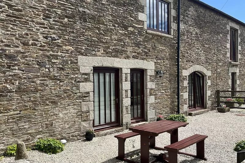 Gare Barn, Veryan, lovely countryside views