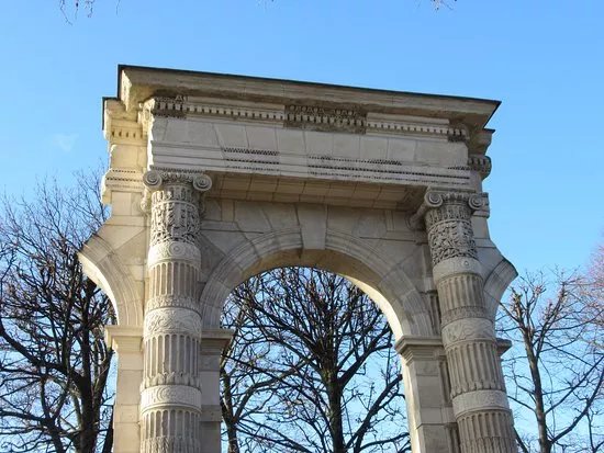 Les vestiges de l'ancien palais des tuileries