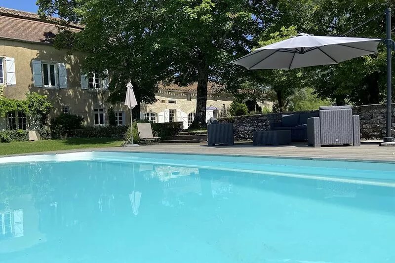 CAHORS - LOT VALLEY - STONE HOUSE WITH SWIMMING POOL AND CLEAR VIEW