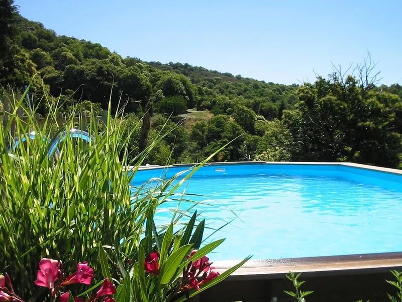 Gite 5 persons in a stone mas, swimming pool, property 10Ha, panoramic view