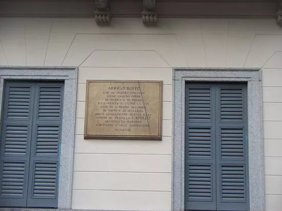 Targa In Memoria Di Arrigo e Camillo Boito