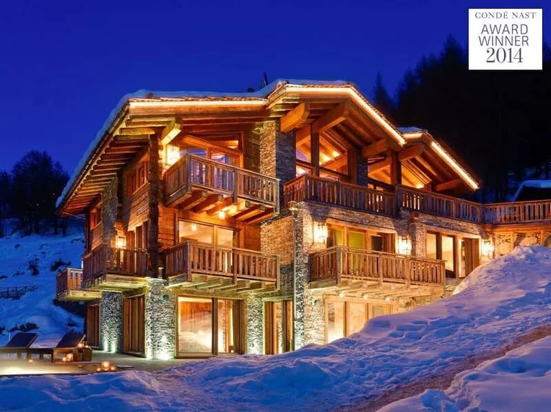 *LES ANGES - FULLY CATERED 7 BEDROOM CHALET WITH STAFF - WORLDS BEST CHALET