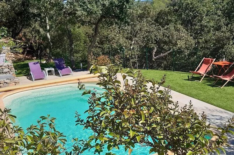 large country house with pool