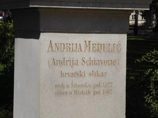Monument to Andrea Schiavone (Andrija Medulic)