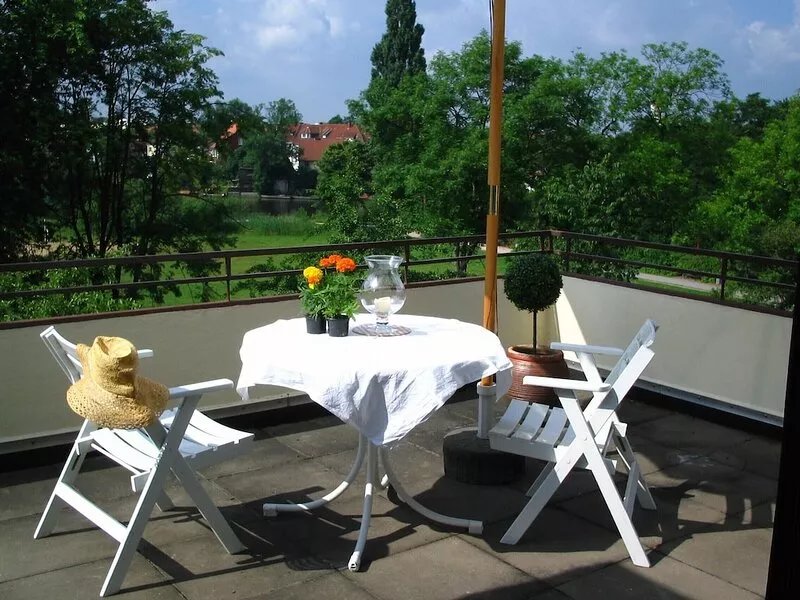 Centrally located penthouse apartment overlooking Aller and Old Town