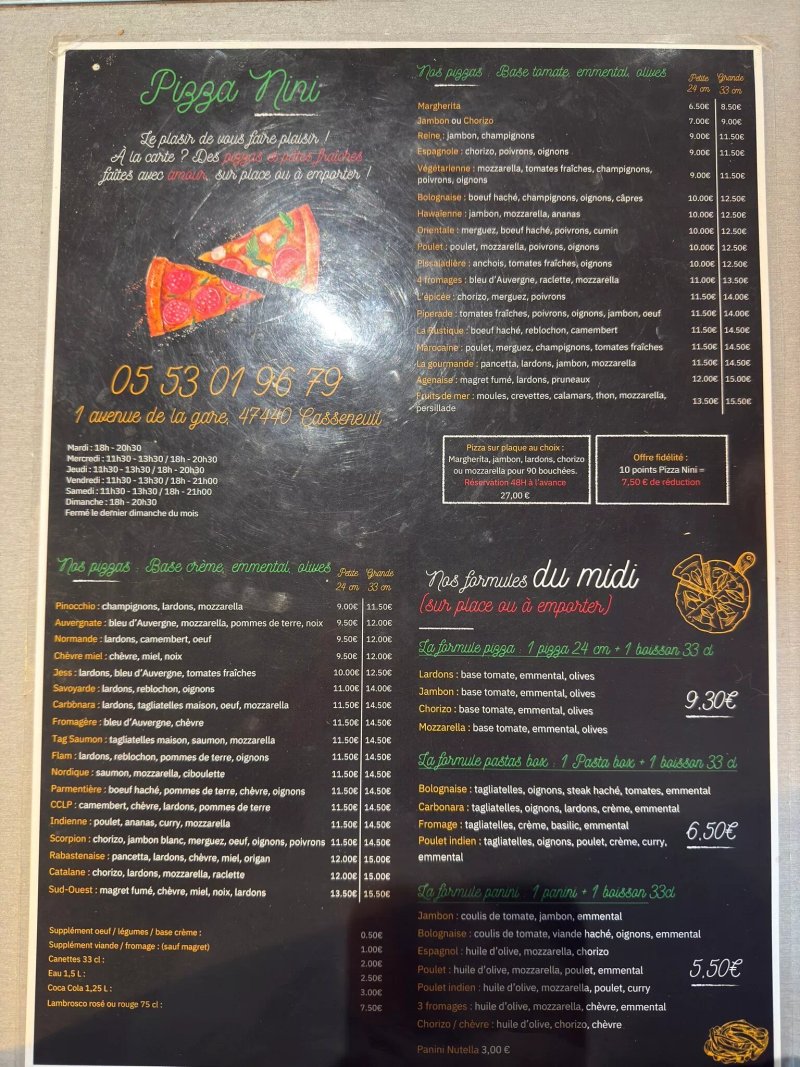 Pizza Nini Casseneuil