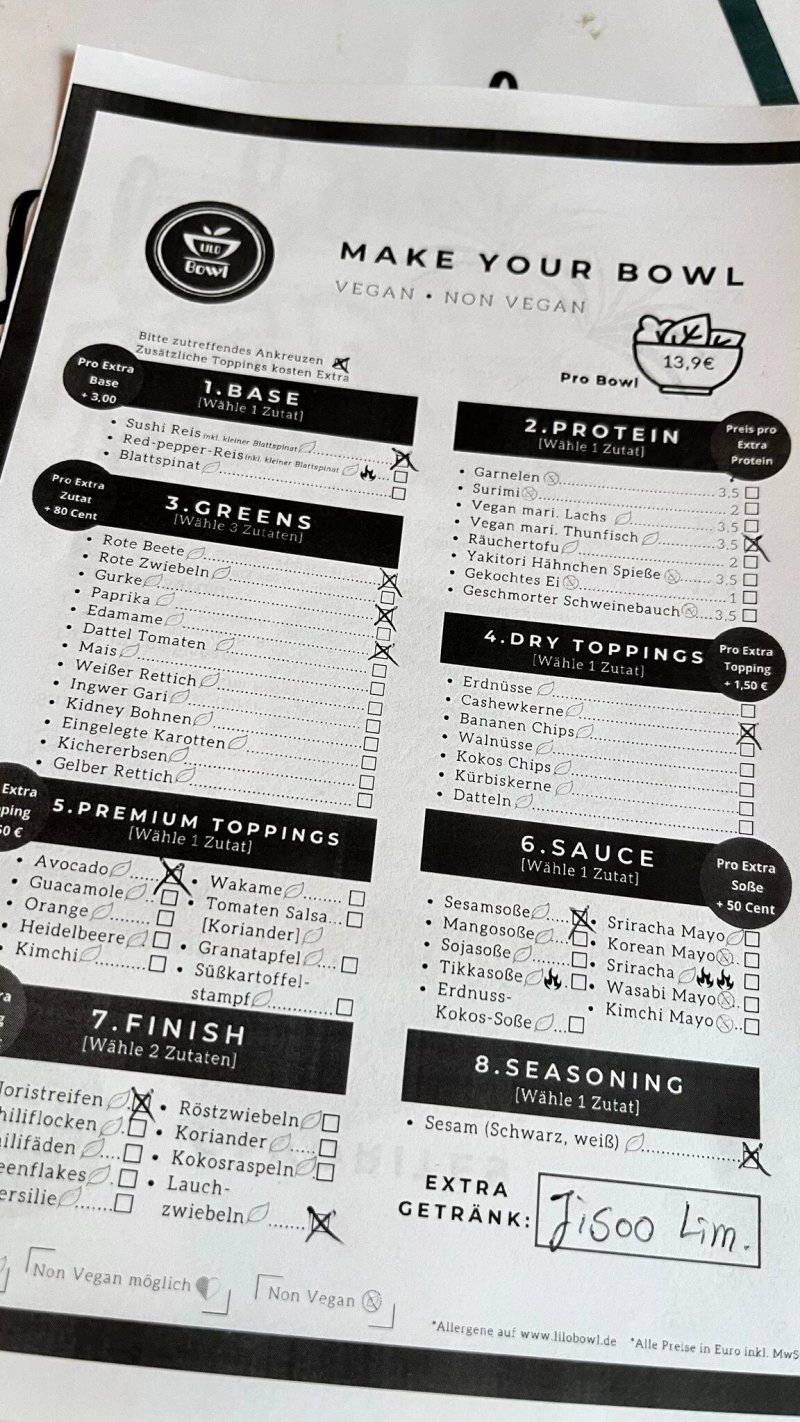 Lilobowl Vegan & Non Vegan