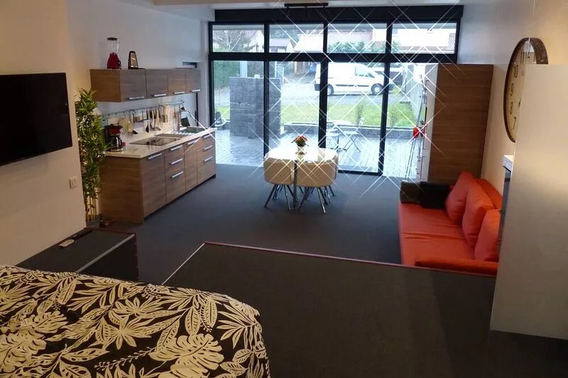 45m² loft between town and mountains