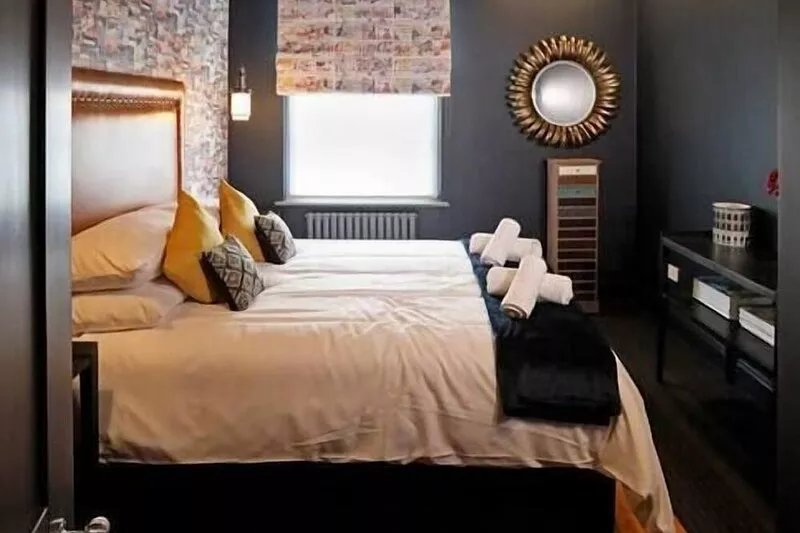 This apartment offers both style and comfort, perfect for couples, families, or