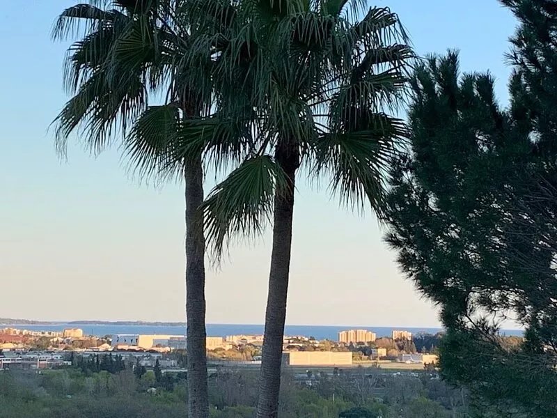 Villa Cannes-Mandelieu / 8pers / AC / heated pool. overhang / sea view