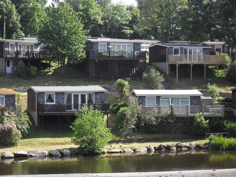Fabulous little hideaway Lodge on a country holiday park near Caernarfon