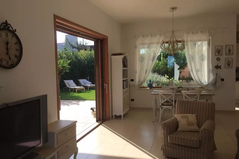 Panoramic villa on coastal stretch north of Polignano a Mare.
