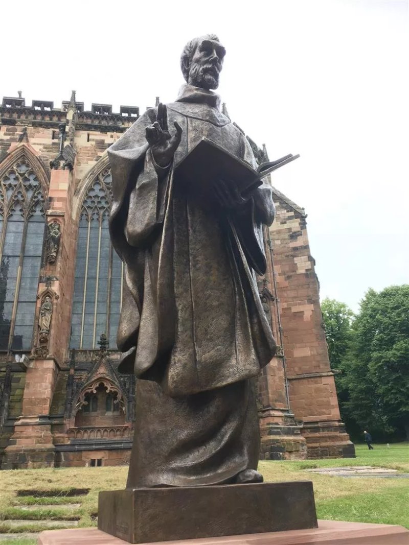 St Chad Statue By Peter Walker Sculptor