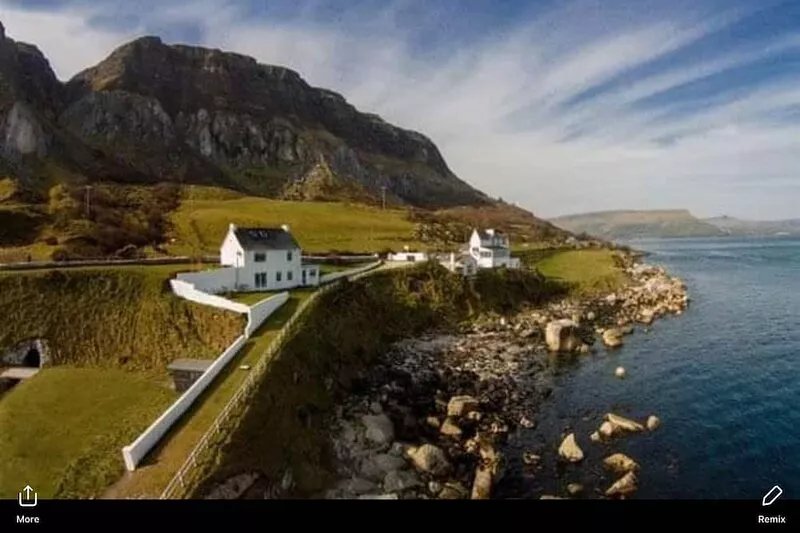 Coastal cottage , historic and award winning, absolute ocean front rural glens