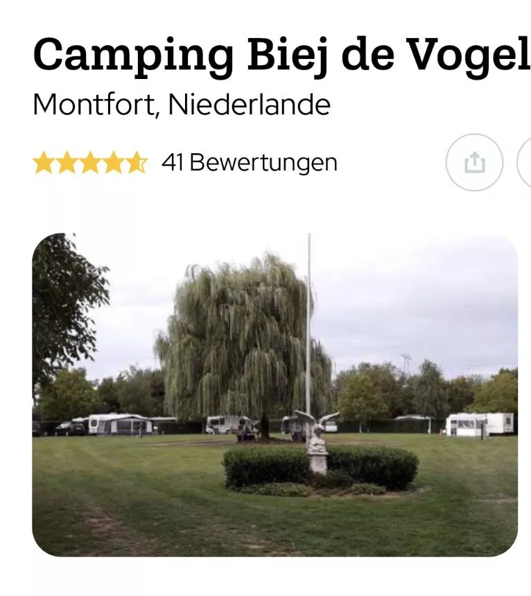 Camping Biej De Vogel