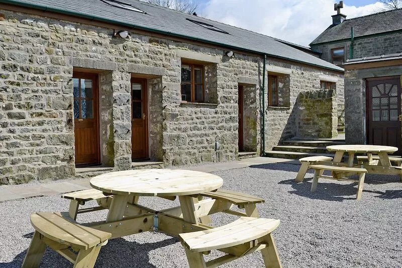 After a busy day exploring the area, relax in this converted barn and admire