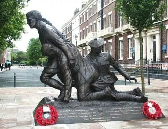 Noel Chavasse VC and Bar Memorial Statue