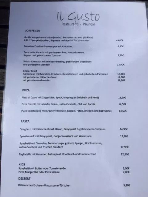 Il Gusto Restaurant-Weinbar