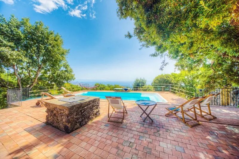 Private pool, amazing sea view