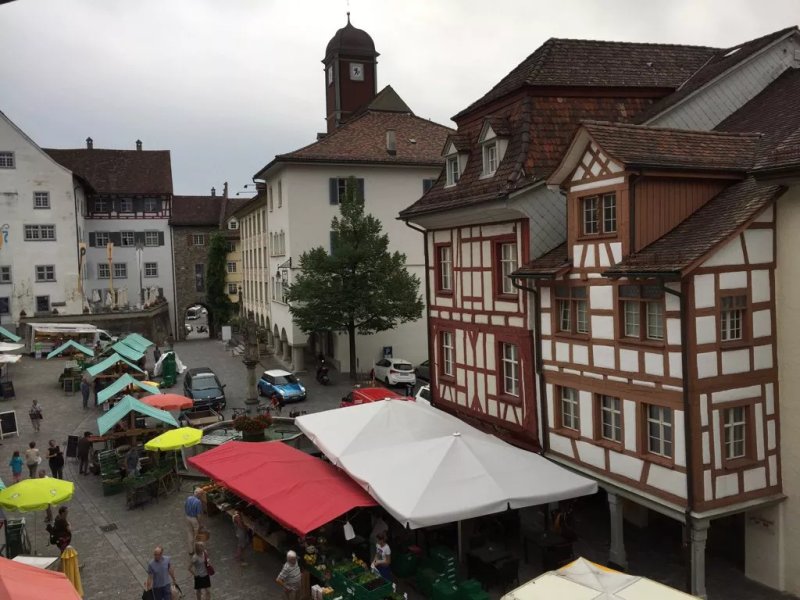 Bett am Weiher
