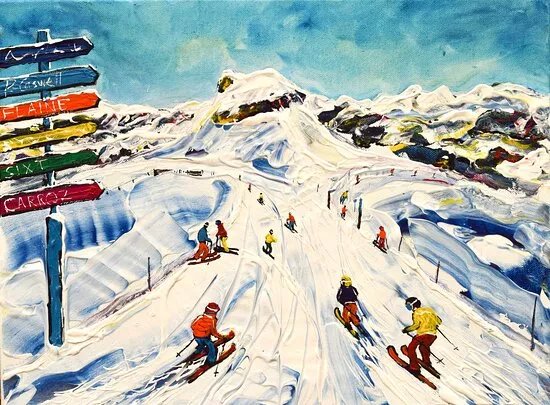 Pete Caswell Ski Prints & Posters