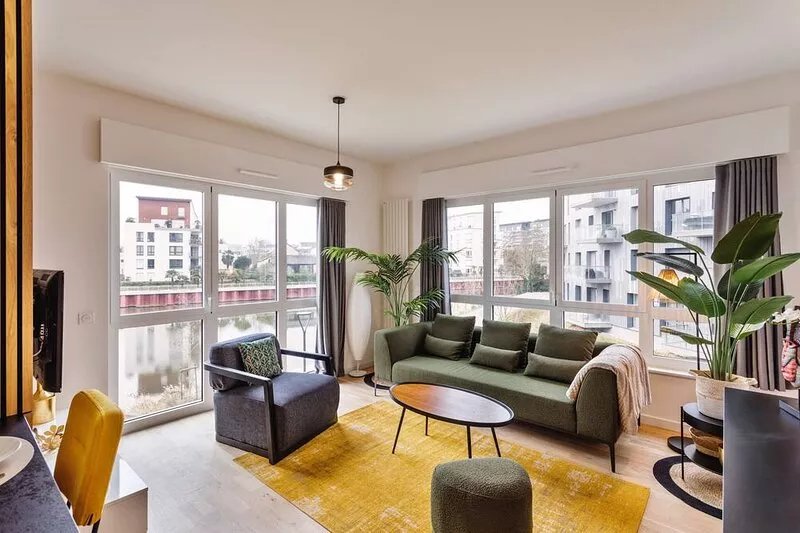Le Panoramique - Appartement de standing 2 chambres vue Vilaine avec parking