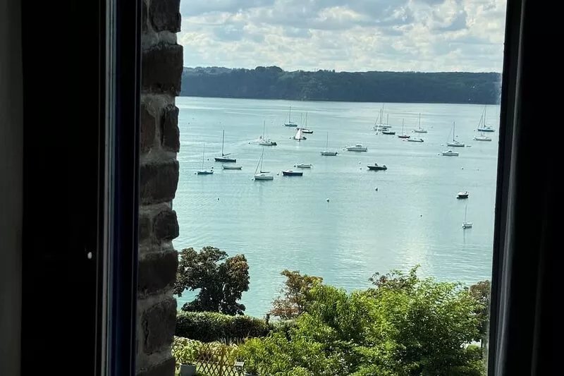 Saint-Malo, Brittany, France the marine villa in Saint-Suliac