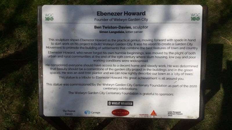 Ebenezer Howard Statue
