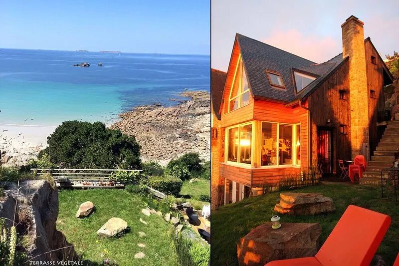 unobstructed view of the sea: "Neiz ar roch" The nest on the rock